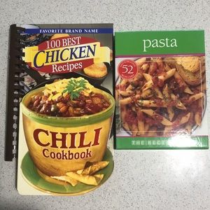 Bundle of cook books.